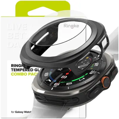 RINGKE KALJENO STEKLO ZA SAMSUNG GALAXY WATCH ULTRA 47MM ČRNO