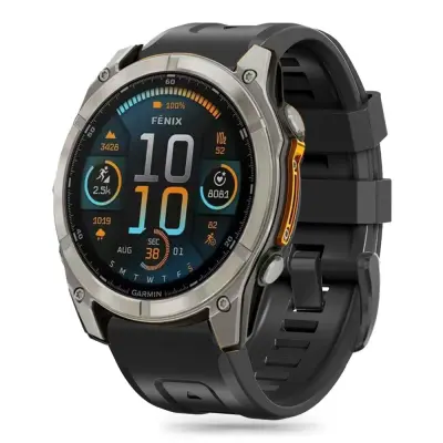 SILIKONSKI OVITEK TECH-PROTECT ZA GARMIN FENIX 5X 6X 7X 8 ČRN