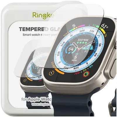 RINGKE KALJENO STEKLO 4-PAKET ZA APPLE WATCH ULTRA 1/2 49MM CLEAR