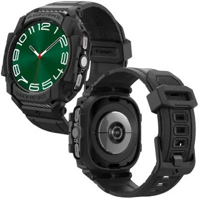 SPIGEN RUGGED ARMOR "PRO" SAMSUNG GALAXY WATCH ULTRA (47 MM) MAT ČRNA