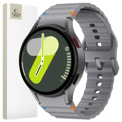 SILIKONSKI OVITEK TECH-PROTECT ZA SAMSUNG GALAXY WATCH 4/5/6/7/FE CRAYON GREY