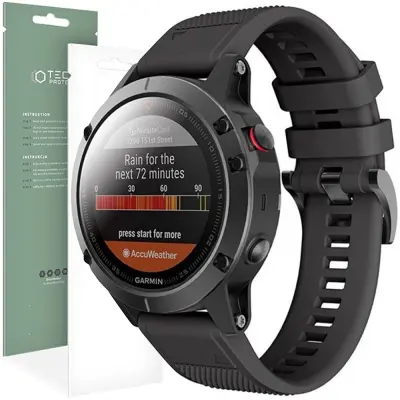 OVITEK TECH-PROTECT SMOOTH CASE ZA GARMIN FENIX 5 6 6 PRO 7 ČRN