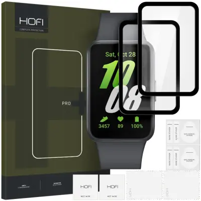 HOFI HYBRID PRO+ HYBRID GLASS 2-PACK ZA GALAXY FIT 3 BLACK