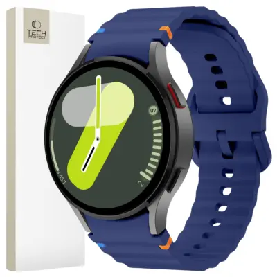 SILIKONSKI OVITEK TECH-PROTECT ZA SAMSUNG GALAXY WATCH 4/5/6/7/FE NAVY BLUE