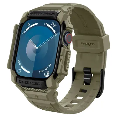SPIGEN RUGGED ARMOR PRO OVITEK ZA APPLE WATCH 10 (46 MM) VINTAGE KHAKI