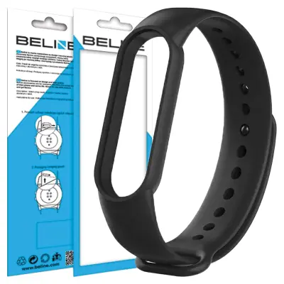 BELINE TRAK ZA MI BAND 7/6/5 BLACK/BLACK BRACELET BAND