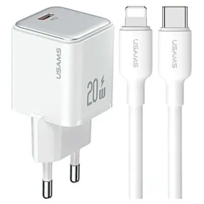 USAMS 1X USB-C POLNILEC PD20W PD3.0 Z USB-C KABLOM ZA LIGHTNING