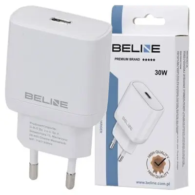BELINE 1X USB-C 30W PD 3.0 MREŽNI POLNILEC ZA TELEFONE BEL