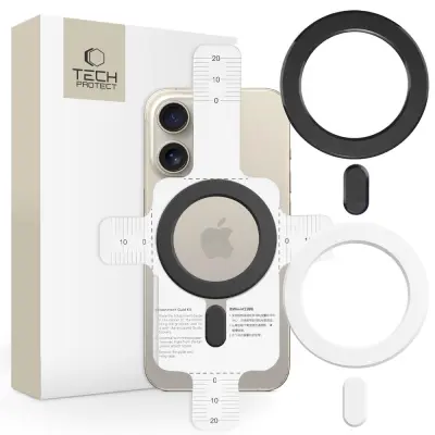 TECH-PROTECT MMP-100 MAGNETNI ZA MAGSAFE RING 2-PACK ZA IPHONE ČRNO BEL