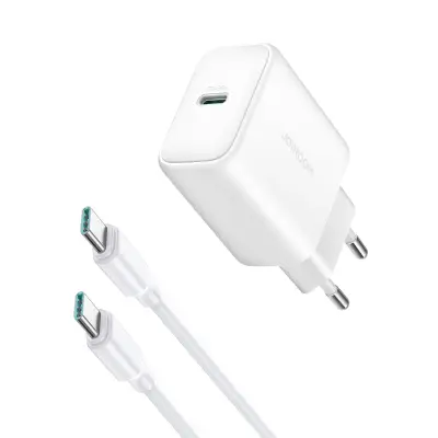JOYROOM USB-C PD 30W QC SFC OMREŽNI POLNILEC ZA TELEFON + 1M KABEL