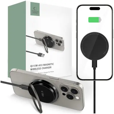 TECH-PROTECT MAGNETNI INDUKCIJSKI POLNILEC MAGSAFE ZA IPHONE 12 13 14 15