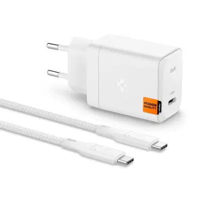 MREŽNI POLNILEC SPIGEN ARCSTATION PRO GAN-651 65W S KABLOM TYPE-C BEL