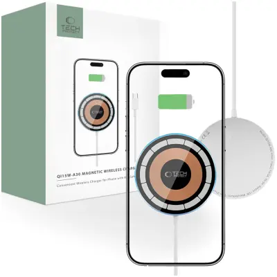 TECH-PROTECT QI15W-A30 MAGNETNI ZA BREZŽIČNI POLNILEC MAGSAFE ZA IPHONE