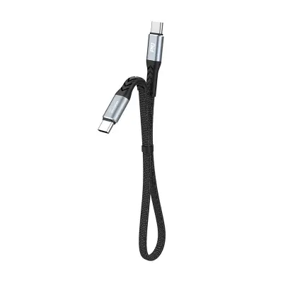 Kabel USB-C na USB-C Dudao 100W PD 0,23 m (črn)