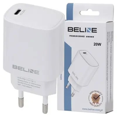 BELINE OMREŽNI POLNILEC 1X USB-C 20W PD 3.0 ZA TELEFON BEL