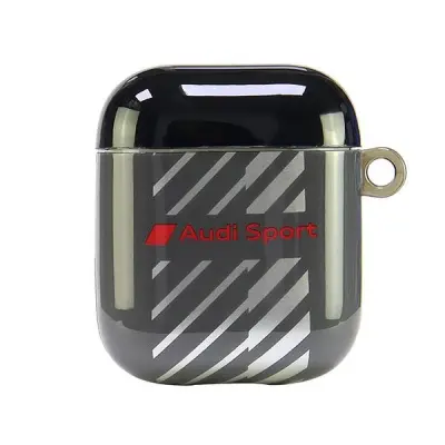 AUDI IML SPORT AIRPODS 1/2 POKROV ČRNA ETUI ZA APPLE AIRPODS