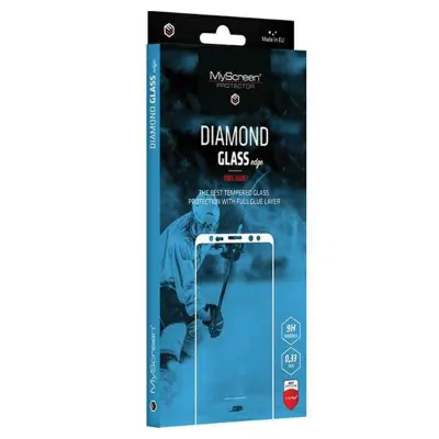MS DIAMOND GLASS EDGE FG IPHONE 14 PRO 6.1 FULL GLUE BLACK