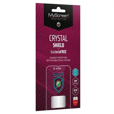 MS CRYSTAL BACTERIAFREE FOLIJA POLNO LEPILO ZA ALCATEL 1 2019 ČRNA