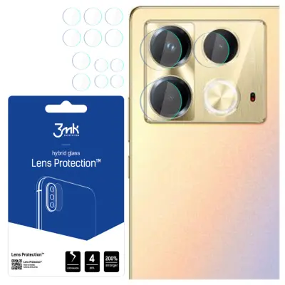 3MK ZAŠČITA LEČ KALJENO STEKLO ZA INFINIX NOTE 40 POKROV ETUIJA