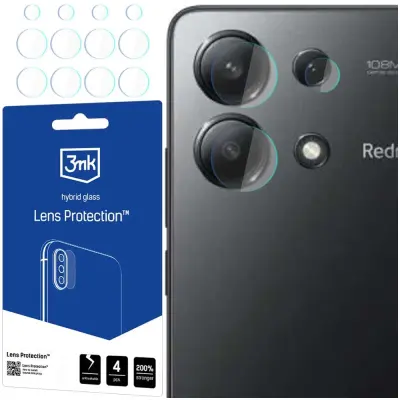 3MK ZAŠČITA LEČ HIBRIDNO STEKLO ZA KAMERO ZA XIAOMI REDMI NOTE 13 4G