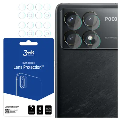 3MK ZAŠČITA LEČ ZA POCO F6 PRO KALJENO STEKLO FILM COVER