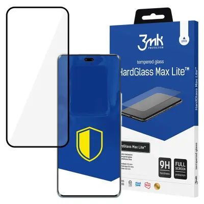 3MK HARDGLASS MAX LITE ČRNO KALJENO STEKLO ZA HONOR 200 PRO