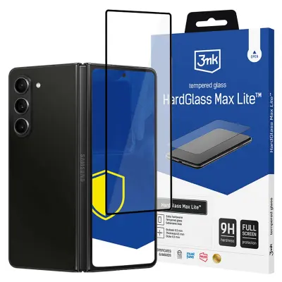 KALJENO STEKLO 3MK HARDGLASS MAX LITE ČRNO ZA SAMSUNG GALAXY Z FOLD 6
