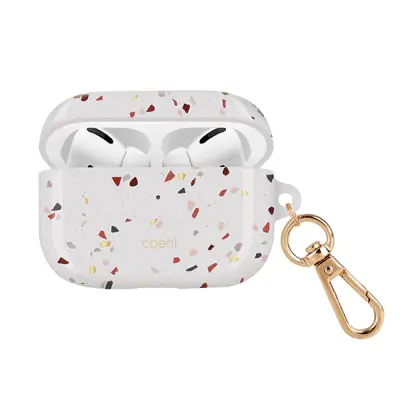 UNIQ CASE COEHL TERAZZO CASE OVITEK ZA AIRPODS PRO NATURAL WHITE
