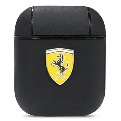 FERRARI FESA2LEBK AIRPODS 1/2 ETUI ČRNO USNJE