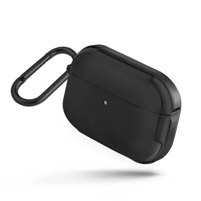UNIQ VALENCIA ETUI ZA AIRPODS PRO BLACK CASE ANTIMIKROBNI OVITEK