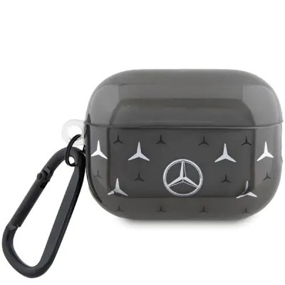 MERCEDES-BENZ OVITEK OVITEK ZA AIRPODS PRO 2 2022 2023 ČRN