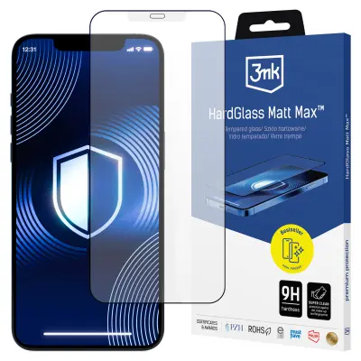 3MK HARDGLASS MATT MAX KALJENO STEKLO ZA APPLE IPHONE 12 PRO MAX