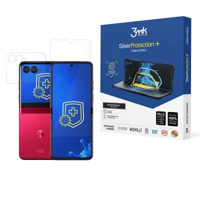 3MK KALJENO STEKLO SILVERPROTECTION+ ZA MOTOROLA RAZR 40 ULTRA 2023