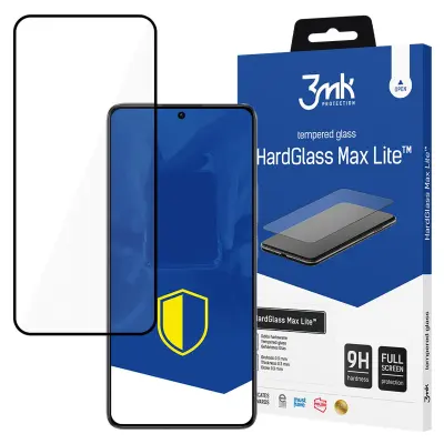 3MK HARDGLASS MAX LITE BLACK KALJENO STEKLO ZA POCO F6 ZAŠČITNO