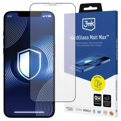 3MK HARDGLASS MATT MAX KALJENO STEKLO ZA APPLE IPHONE XR/11 ZAŠČITNO