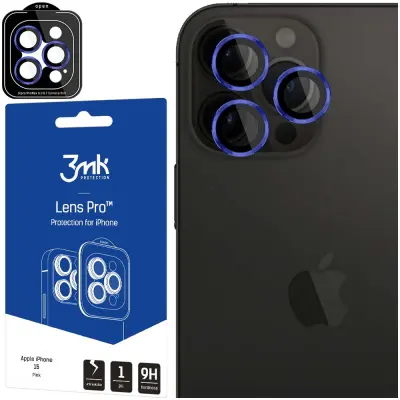 3MK ZAŠČITA ZA LEČE PRO ROYAL BLUE ZA OVITEK APPLE IPHONE 15 PRO MAX