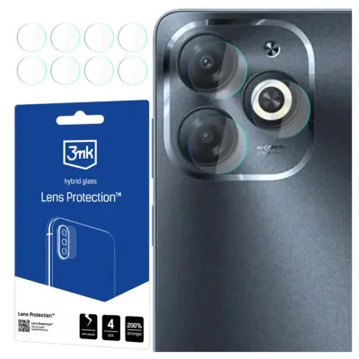 INFINIX SMART 8 PRO 3MK ZAŠČITA LEČ KALJENO STEKLO ZA TELEFON