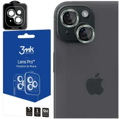 3MK LEČA PROTECTION PRO CAMERA COVER OVITEK ZA IPHONE 15 PLUS ZELENA