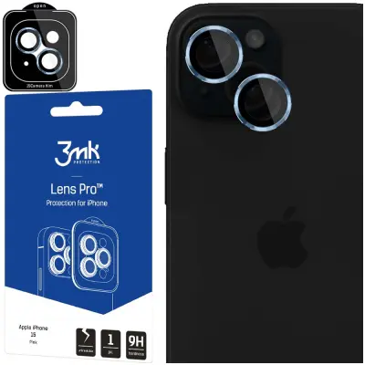 3MK ZAŠČITA ZA LEČE PRO BLUE ZA APPLE IPHONE 15 KALJENO STEKLO