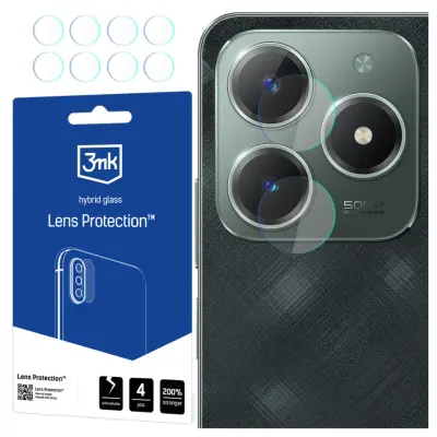 REALME C61 3MK ZAŠČITA ZA LEČE KALJENO STEKLO ZA OVITEK ZA TELEFON