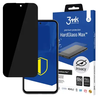 SAMSUNG GALAXY A55 5G 3MK HARDGLASS MAX PRIVACY ČRNO STEKLO ZA TELEFON