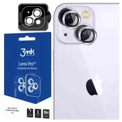 3MK ZAŠČITA ZA LEČE PRO VIOLETNO KALJENO STEKLO ZA APPLE IPHONE 14