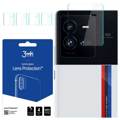 VIVO IQOO 10 PRO 3MK ZAŠČITA LEČ KALJENO STEKLO ZA TELEFON