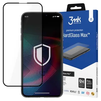 3MK HARDGLASS MAX KALJENO STEKLO ZA APPLE IPHONE 14, ZAŠČITA ZA EKRAN