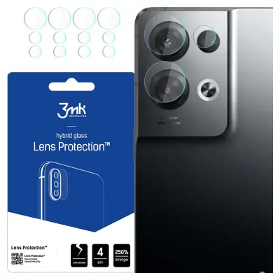 OPPO RENO 8 PRO+ 5G 3MK ZAŠČITA LEČ KALJENO STEKLO ZA TELEFON