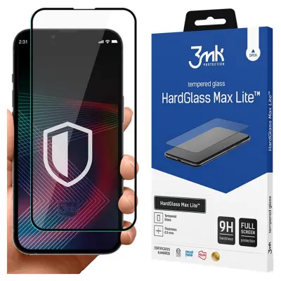 3MK HARDGLASS MAX SOLID KALJENO STEKLO ZA APPLE IPHONE 13 13 PRO 14