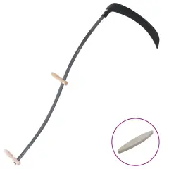 vidaXL Kosa z brusilnim kamnom 145 cm