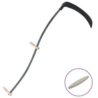 vidaXL Kosa z brusilnim kamnom 145 cm