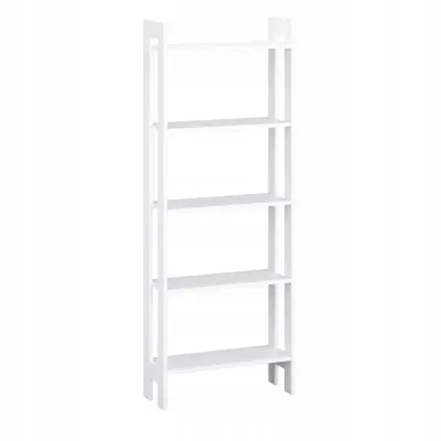 Lestev Regal Za Dnevno Sobo 5 Polic 165X62 Cm Bela