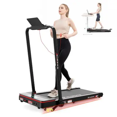CITYSPORTS tekalna steza WP3S Zložljiva tekalna steza za dom 1400 W Walking/Jogging Pad (komplet orodij, mazivo), 1–12 km/h največja nosilnost 110 kg,